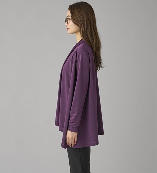 BELLUNA（ベルーナ）の「＜クールスラブ＞ドレープカーディガン（その他カーディガン）」｜詳細画像