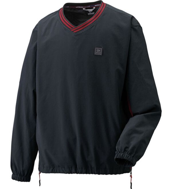 「＜ダンロップ・リファインド＞裏アルミウインドブレーカー（メンズブルゾン）」｜ブラック