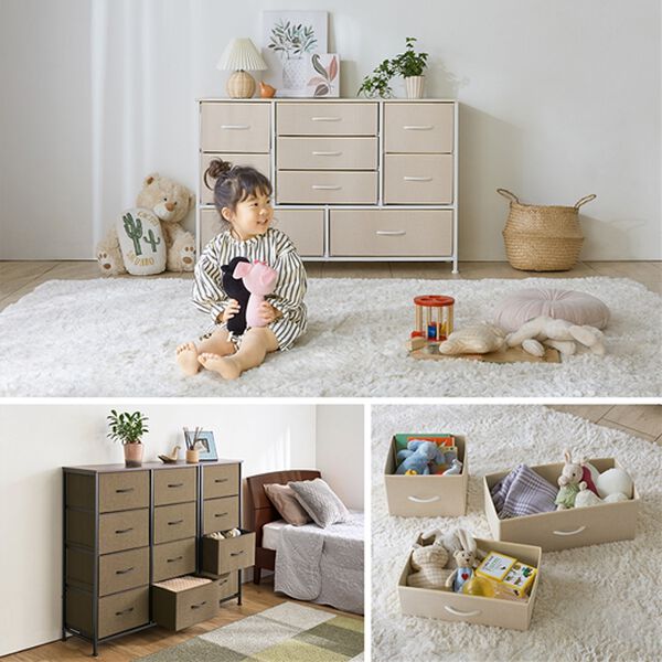 iellio（イエリオ）の「組立簡単！軽量チェスト（収納ケース・収納ボックス）」｜詳細画像