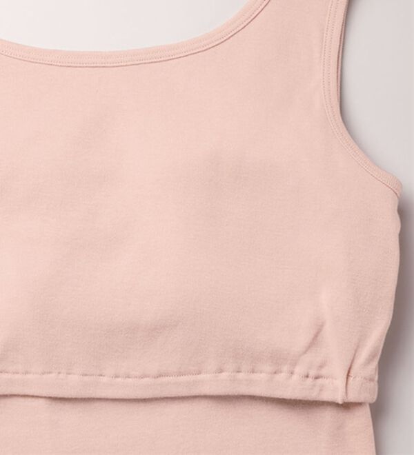 「素肌よろこぶオーガニックコットンブラキャミ（肌着・インナーウェア）」｜詳細画像