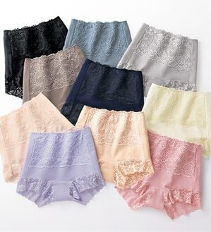 LAVIENNE（ラヴィエンヌ）の「【１０色組】綿９５％骨盤シェイプの素敵ショーツ（ショーツ）」｜10色組