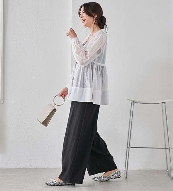 RANAN（ラナン）の「シアー切替ブルゾン（ブルゾン）」｜詳細画像