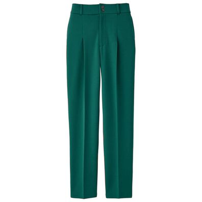 RANAN（ラナン）の「美脚カットジョーゼットタックパンツ（フルレングスパンツ）」