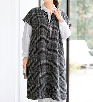 ルフラン（ルフラン）の「起毛素材ジャンパードレス＜エリネス＞（ジャンパースカート）」