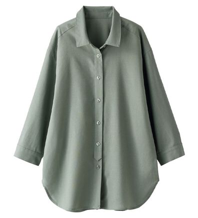 BELLUNA（ベルーナ）の「Ｓｍａｒｔ　Ｌｉｎｅｎ　ブレンドシャツ（シャツ）」