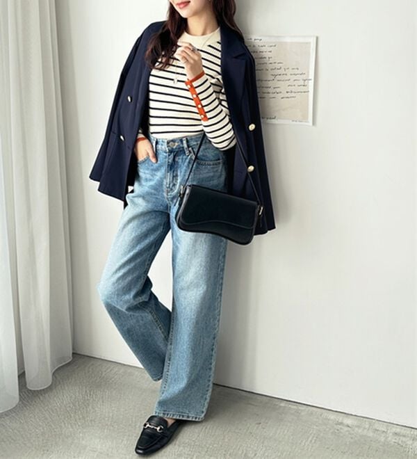 GeeRA（ジーラ）の「袖口ボタン配色ハイネックリブニット（ニット・セーター）」｜詳細画像