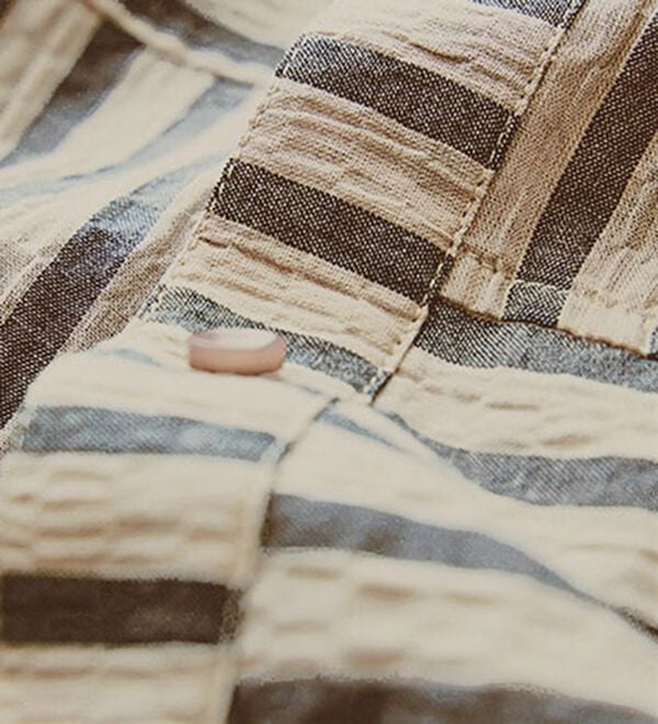 ルフラン（ルフラン）の「【２色組】モノトーン切替シャツチュニック（チュニック）」｜詳細画像