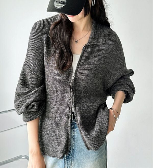 ダブルジップニットカーデ - ベルーナ【公式】