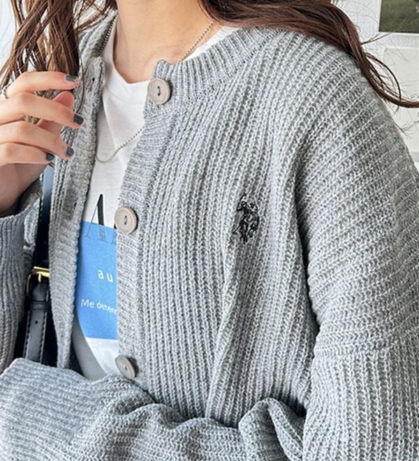 GeeRA（ジーラ）の「【Ｕ．Ｓ．ＰＯＬＯ　ＡＳＳＮ】ニットカーディガン（ニットカーディガン）」｜詳細画像