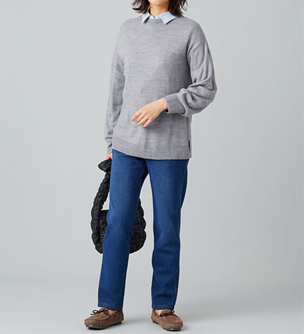 BELLUNA（ベルーナ）の「裏ベロアストレッチ素材レギンスパンツ【Prima fit pants】（スパッツ・レギンス）」｜詳細画像