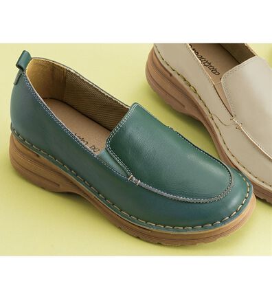 ルフラン（ルフラン）の「＜トゥビーコンティニュード＞４Ｅ牛革モカシンシューズ（フラットシューズ）」