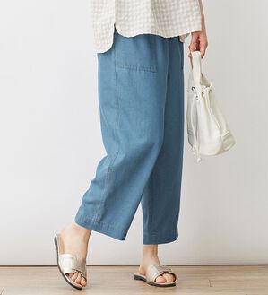 Viola e Viola（ヴィオラ エ ヴィオラ）の「デニム素材ゆるシルエットバルーンパンツ（その他パンツ）」｜詳細画像