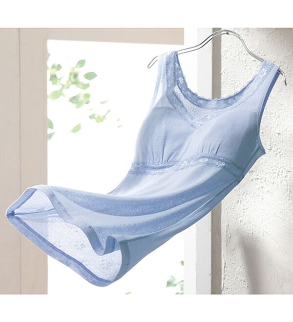 「【３色組】抗菌防臭・やわらかメッシュブラキャミ（肌着・インナーウェア）」｜詳細画像