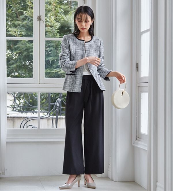 RANAN（ラナン）の「【４点セット】洗える！選べるボトムスーツセット（パンツスーツ）」｜詳細画像