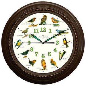 「野鳥の電波時計（時計）」｜1