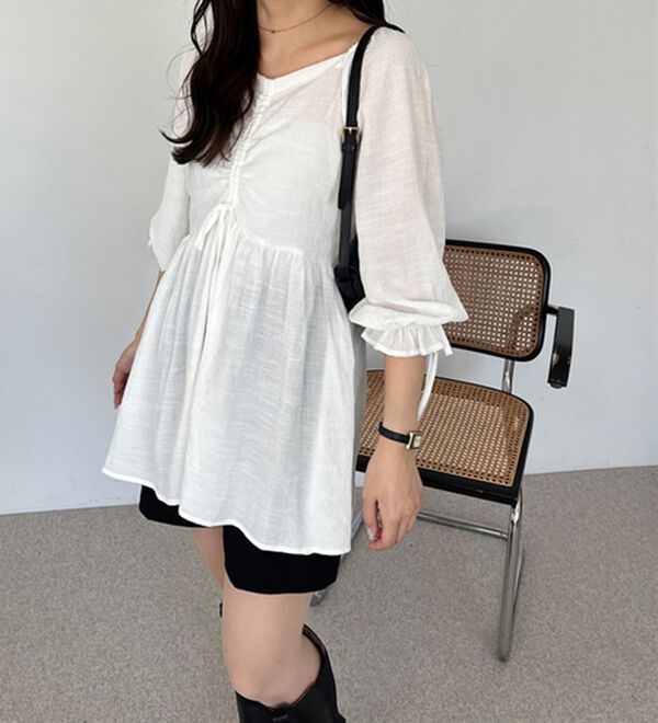 GeeRA（ジーラ）の「２ＷＡＹドロストブラウス（ブラウス）」｜詳細画像