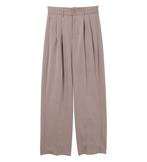 GeeRA（ジーラ）の「ハイウエストスラックスパンツ（ワイドパンツ・ガウチョ）」｜詳細画像