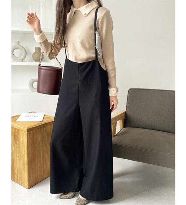 GeeRA（ジーラ）の「サロペットワイドパンツ（オールインワン）」｜詳細画像