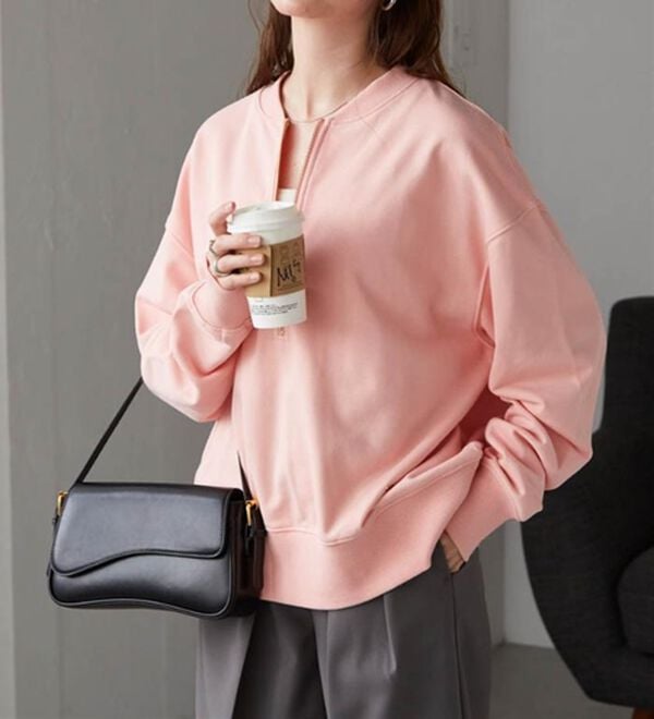 RANAN（ラナン）の「フロントハーフジップスウェット（トレーナー・スウェット）」｜詳細画像