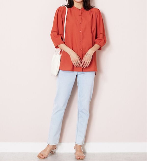 BELLUNA（ベルーナ）の「エアリービンテージ素材レース使いブラウス（ブラウス）」｜詳細画像