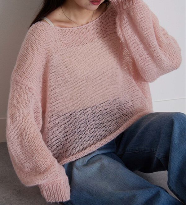 RANAN（ラナン）の「モヘアライクローゲージニット（ニット・セーター）」｜詳細画像