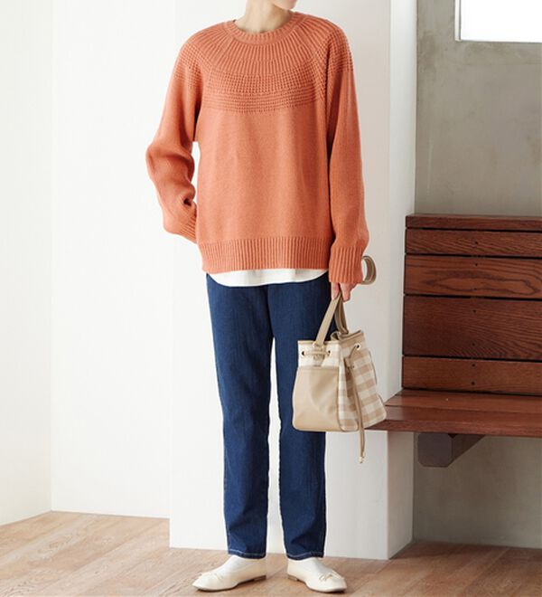 Viola e Viola（ヴィオラ エ ヴィオラ）の「【３つの機能付】求心編みニット（ニット・セーター）」｜詳細画像