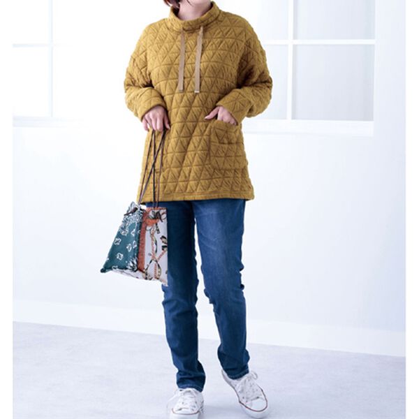 BELLUNA（ベルーナ）の「カットキルト素材チュニック（チュニック）」｜詳細画像