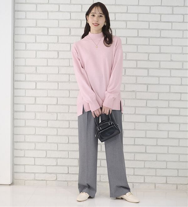 BELLUNA（ベルーナ）の「＜極み編＞肌心地ふんわりハイネックニット（ニット・セーター）」｜詳細画像