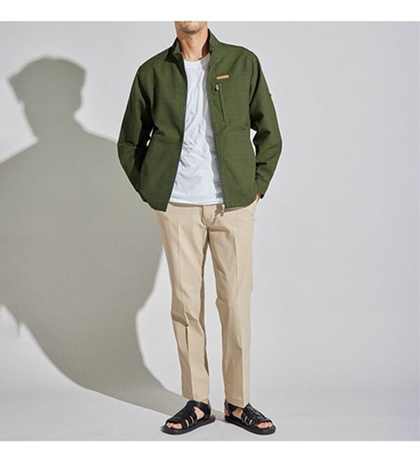 「お洒落なボーダージャケット（メンズジャケット）」｜詳細画像