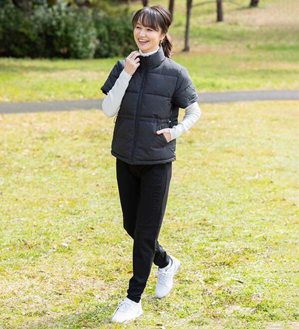 BELLUNA（ベルーナ）の「【三枝こころコラボ】裏起毛パンツ（フルレングスパンツ）」｜詳細画像