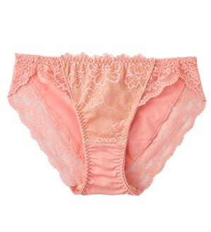 「スタイルアップレーシーブラのショーツ（ショーツ）」｜コーラルピンク