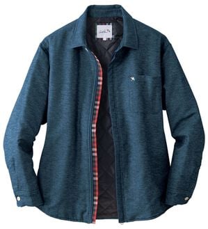 「＜アーノルド　パーマー＞防風中わたシャツアウター（メンズジャケット）」｜インディゴ