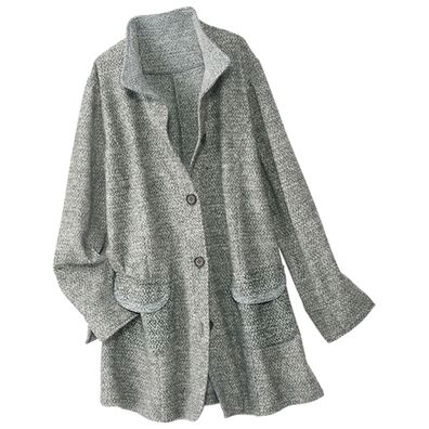 BELLUNA（ベルーナ）の「杢調カットソー起毛素材デザインジャケット（その他ジャケット）」