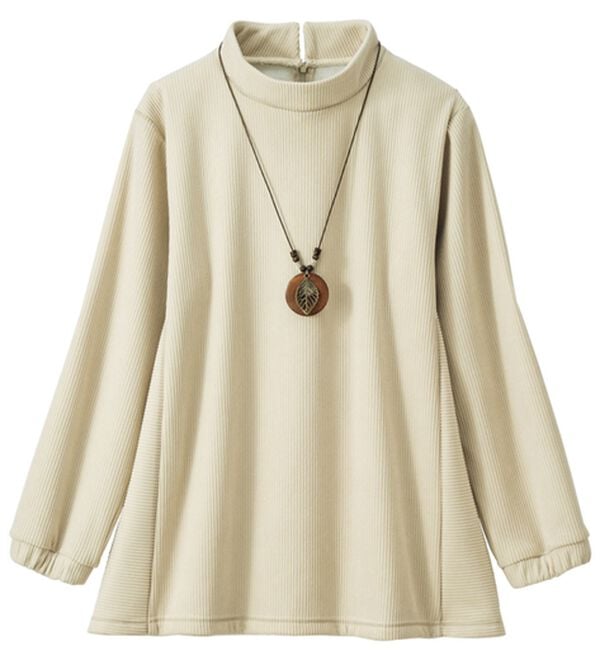 ルフラン（ルフラン）の「【３色組】裏ベロア綺麗を叶える立体設計プルオーバー（カットソー）」｜詳細画像