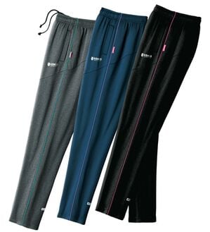 ルフラン（ルフラン）の「【３本組】Ｋ・ＳＷＩＳＳゆったりあったか！裏フリース美脚ジャージパンツ（フルレングスパンツ）」｜3本組