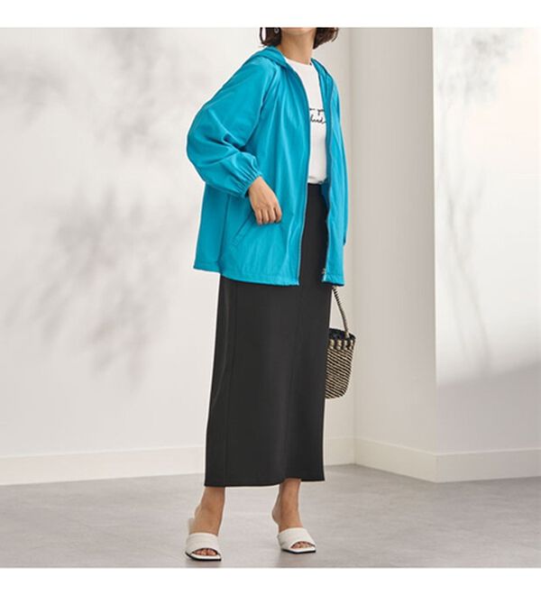 BELLUNA（ベルーナ）の「はっ水加工！軽量パーカー（ブルゾン）」｜詳細画像