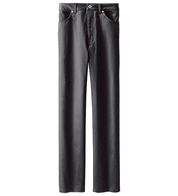 静電防止！蓄熱綿サテンストレッチカラーパンツ - ベルーナ【公式】