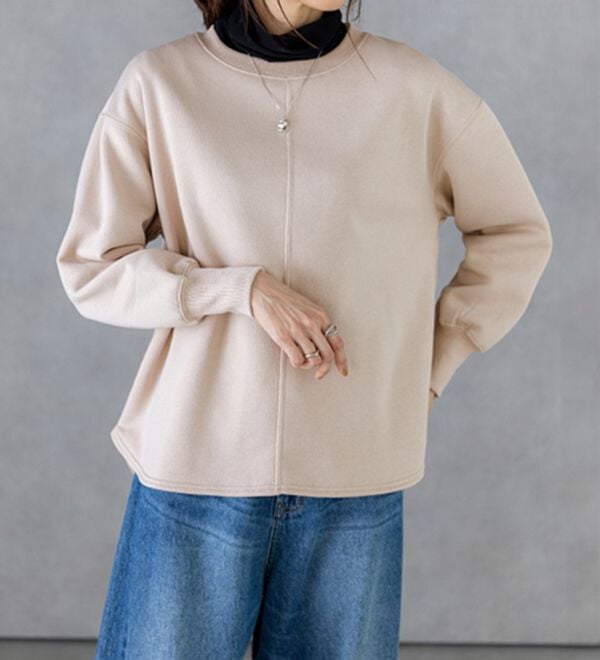 BELLUNA（ベルーナ）の「あったかキレイ！大人のこだわりトレーナー（トレーナー・スウェット）」｜詳細画像