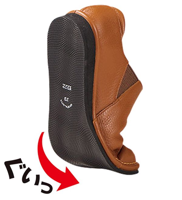 BELLUNA（ベルーナ）の「イタリアンレザーサイドリボンスリッポン（スリッポン）」｜詳細画像