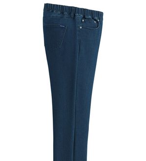 「大人の爽快カラーパンツ（メンズフルレングスパンツ）」｜インディゴ