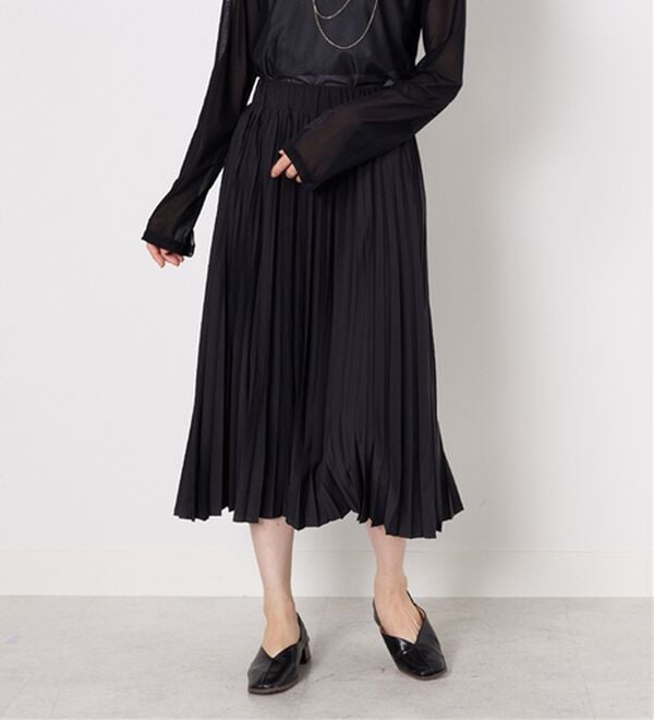BELLUNA（ベルーナ）の「洗っても形が崩れにくい！プリーツスカート（ロングスカート）」｜詳細画像