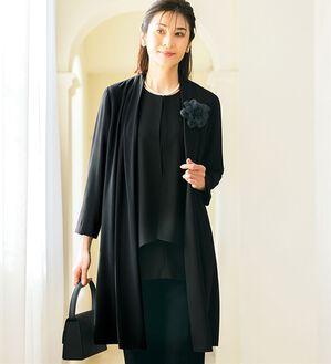 ルフラン（ルフラン）の「ドレープジャケット（ブラックフォーマル（喪服・礼服））」｜詳細画像