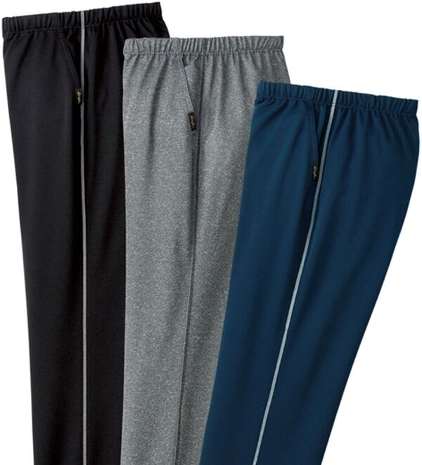 「【３本組】日本製さらっと吸汗速乾ジャージパンツ（メンズルームウェア）」｜3本組