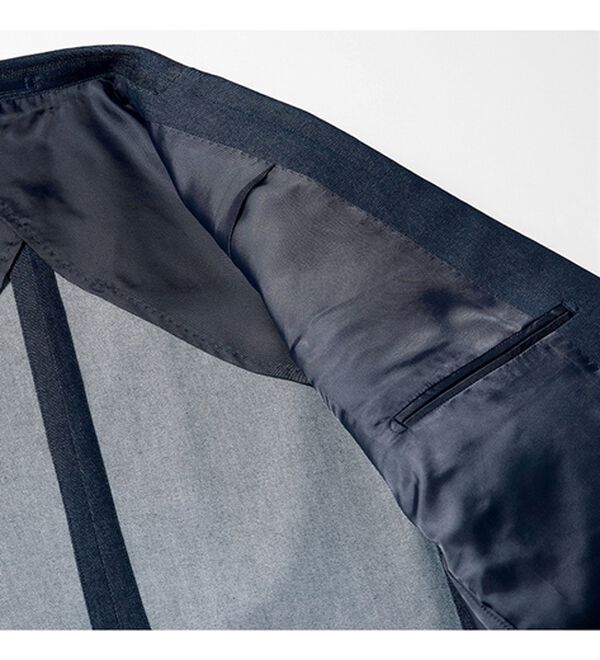 「マイナス５歳のデニムライクジャケット（メンズジャケット）」｜詳細画像