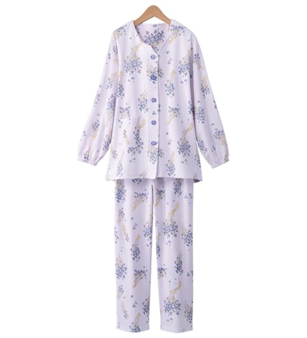 「【２着組】小柄さんにピッタリ涼やかパジャマ（パジャマ・ルームウェア）」｜詳細画像