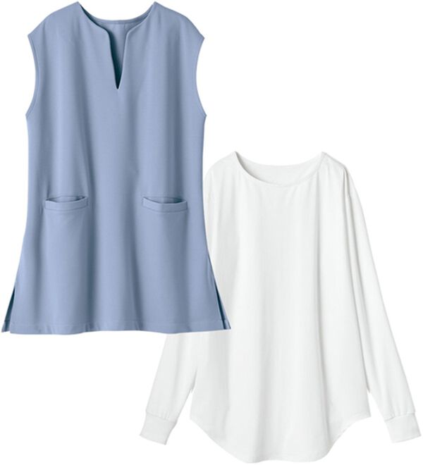 LAVIENNE（ラヴィエンヌ）の「【２点セット】ベストアンサンブル（アンサンブル）」｜詳細画像