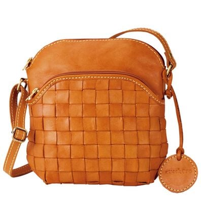 ルフラン（ルフラン）の「＜ズッケロシリーズ＞新ポケット付レザーメッシュショルダー（ショルダーバッグ）」