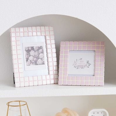 iellio（イエリオ）の「ｎｅｕｌｏ　チェック・フォトフレーム（インテリア雑貨）」