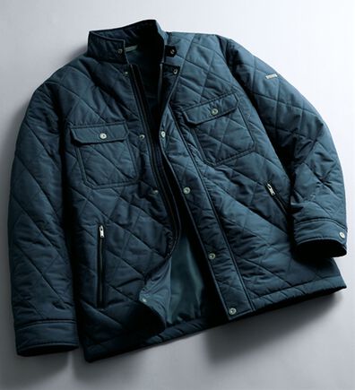 「＜クロコダイル＞中わたキルティングジャケット（メンズジャケット）」