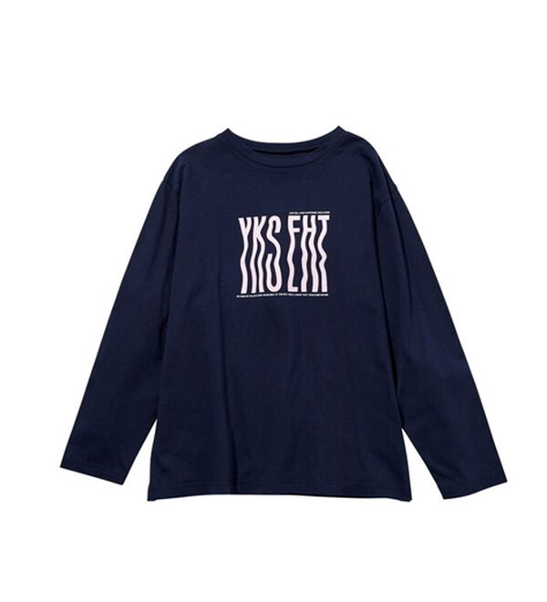 GeeRA（ジーラ）の「綿１００％アソートロゴロングＴｅｅ（カットソー）」｜詳細画像